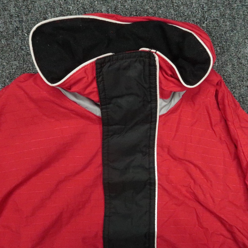 VINTAGE Ohio State Buckeyes Jacket Mens XL Red Starter 90s Pullover Anorak Lined - Picture 3 of 14